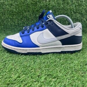 Nike Dunk Low Mens Size 8.5 Game Royal Navy Blue Low Top Athletic Shoes Sneakers